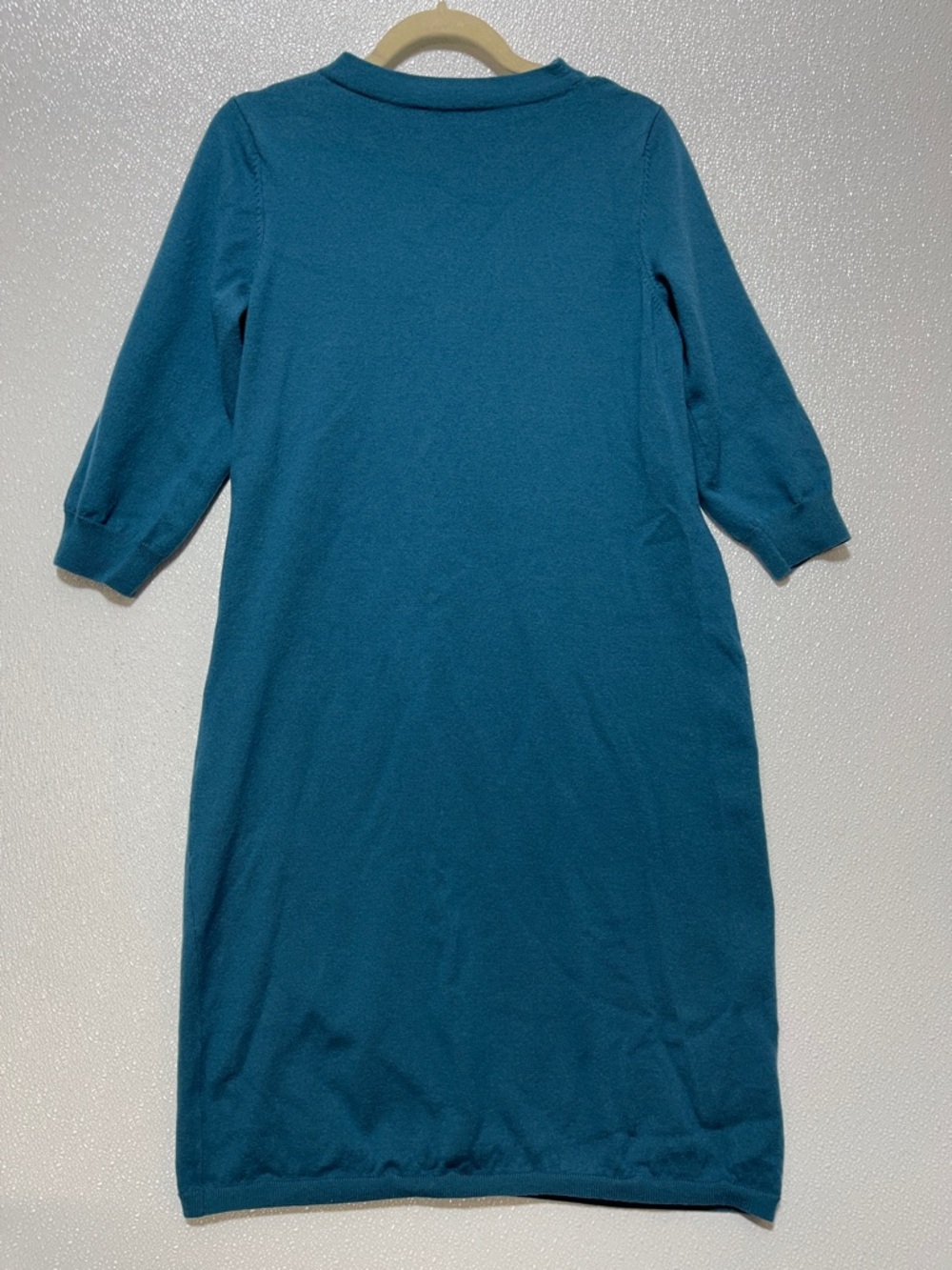 2/$100 Talbots Merino Wool Teal Knee-Length Knit Dress
